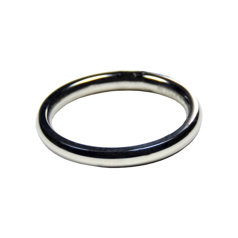 Inox Men's Stainless Steel Polished Band Ring